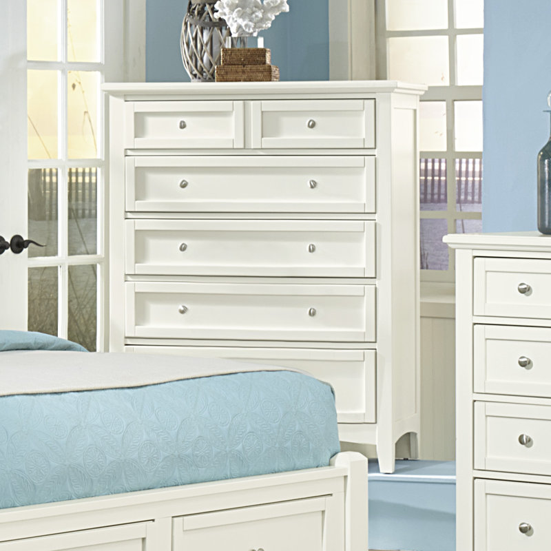Wayfair White Tall Dressers Tall White Wood Dressers You'll Love in 2020 Wayfair Produced